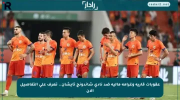 عقوبات قارية وغرامة مالية ضد نادي شاندونج تايشان.. تعرف على التفاصيل الآن